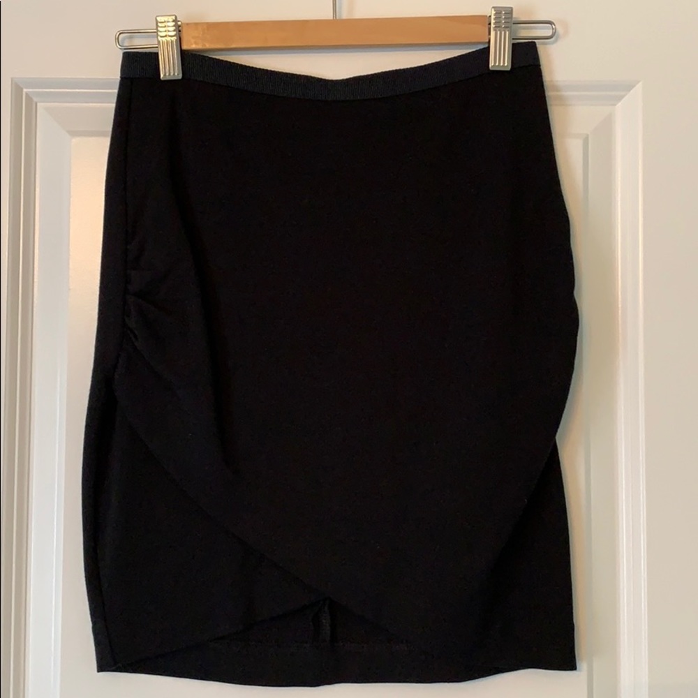 Black pencil skirt